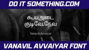 Vanavil Avvaiyar Font