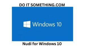 Nudi for Windows 10