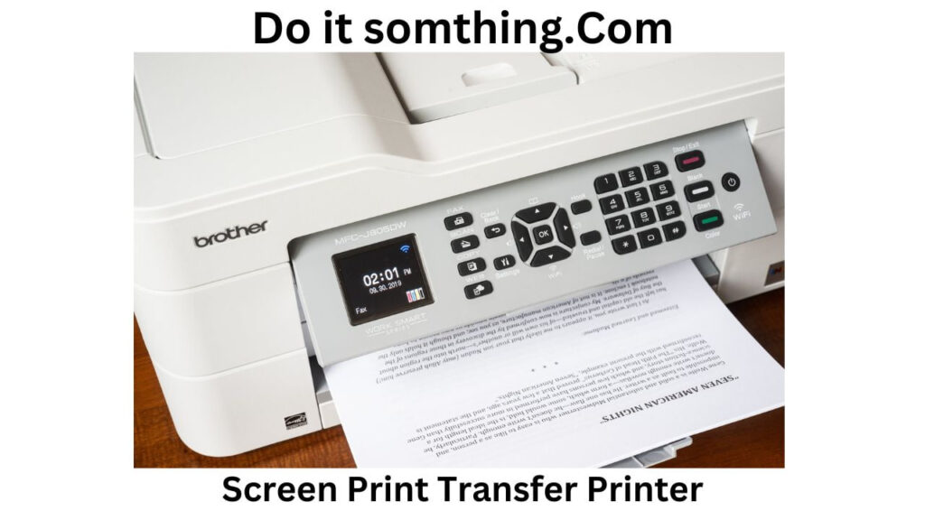 Screen Print Transfer Printer