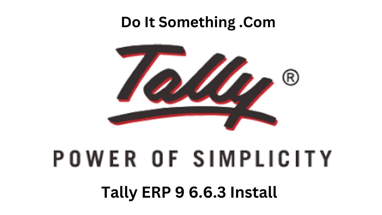 Tally ERP 9 6.6.3 Install