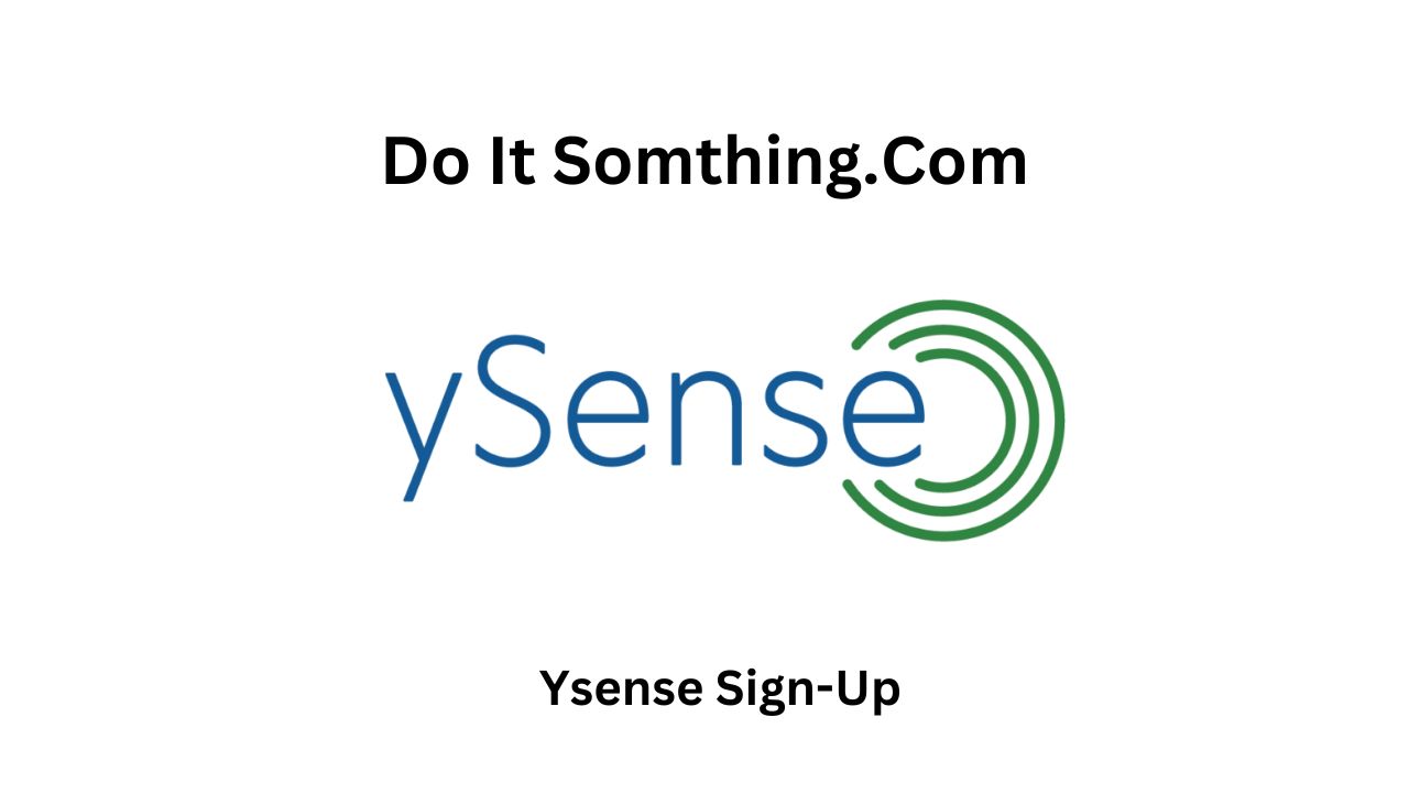 Ysense Sign-Up