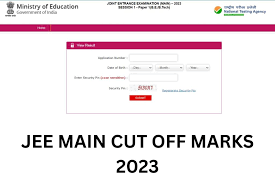 JEE Main 2023 Result Session 2