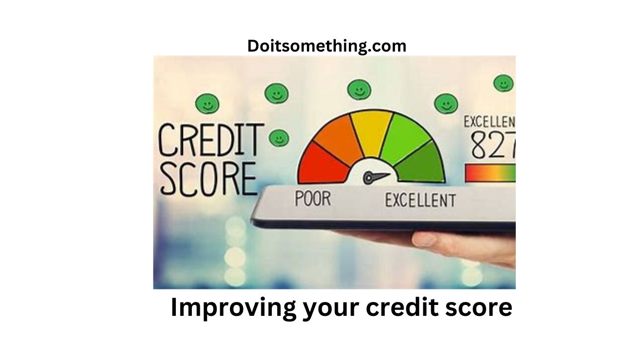 Improving your credit score
