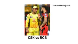 CSK vs RCB