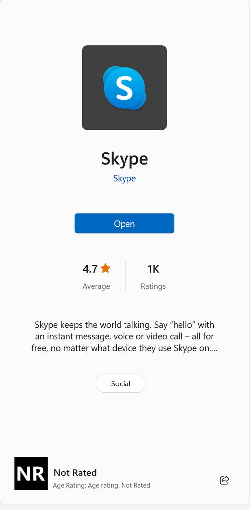 Download and Install Skype on Windows