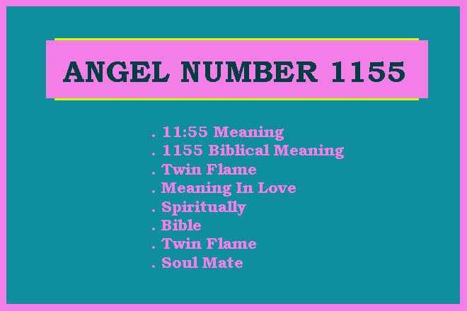 Angel Number 1155