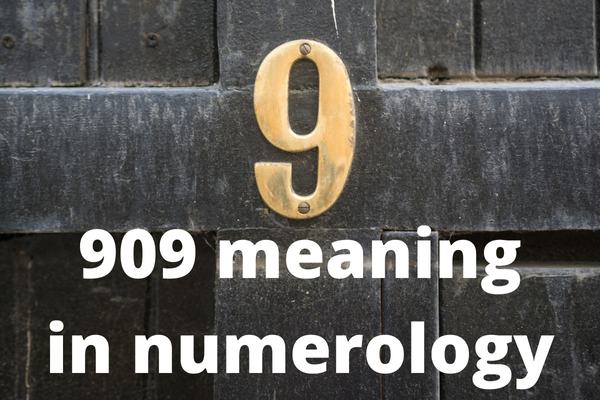 909 mean numerology