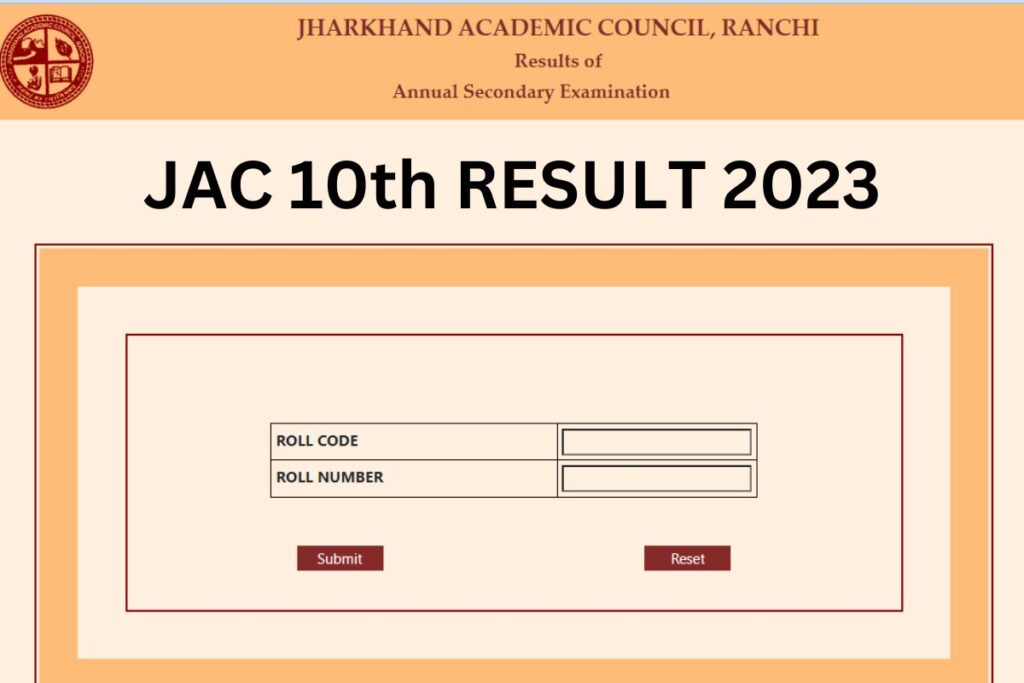 JAC 10th Result 2023