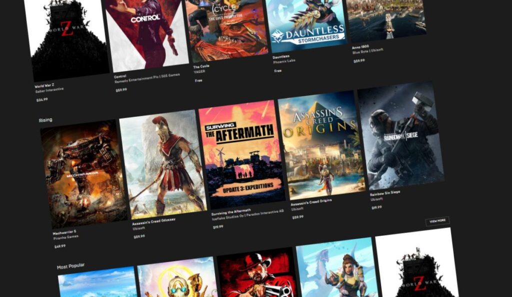  Epic Games Store offers