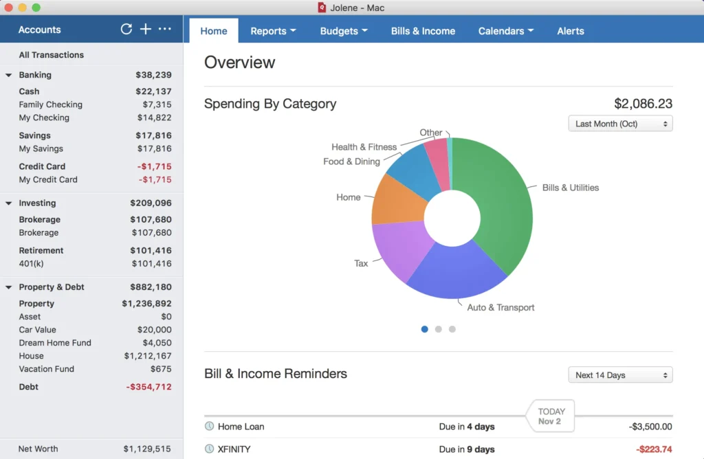 Quicken Pricing