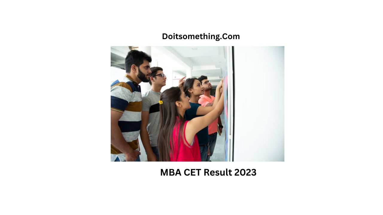 MBA CET Result 2023