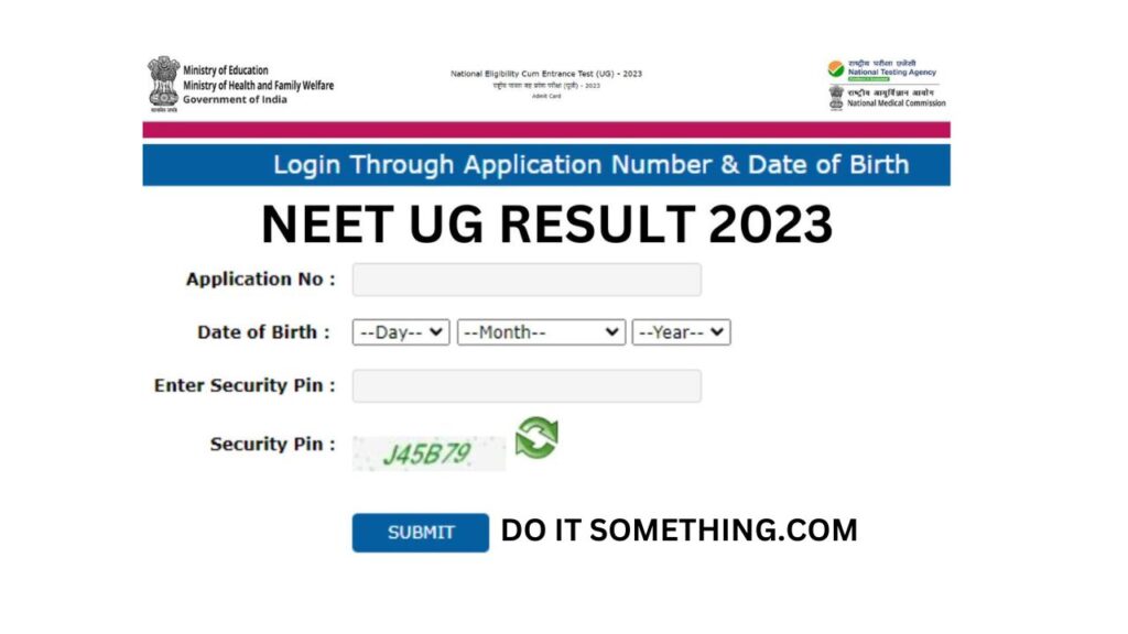 NEET UG Result Date 2023