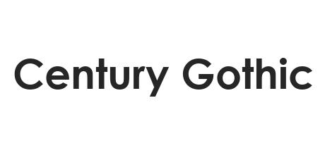 Century Gothic Font