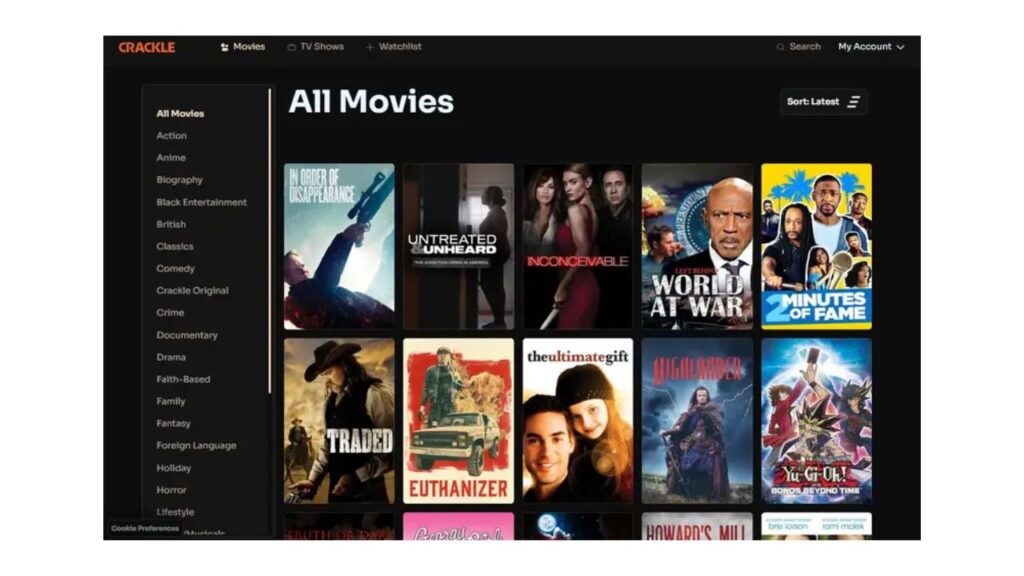 Free Online Movie Streaming Sites