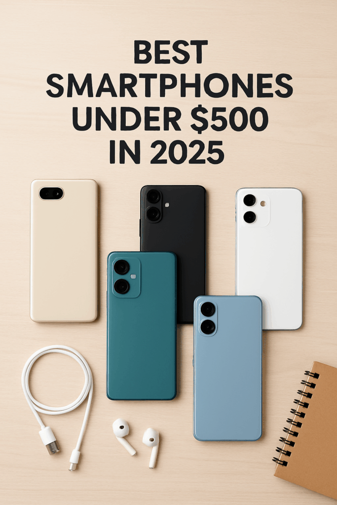 Best Smartphones Under $500 in 2025